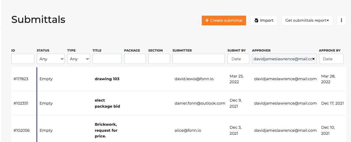 Document Approvals